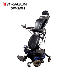 China proveedor 350 W Invacare VR2 controlador de aluminio ajustable de energía eléctrica de pie silla de ruedas